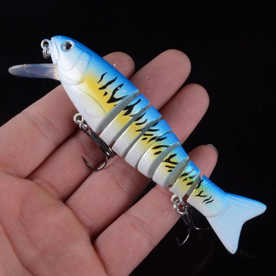 1 τεμ. Δολώματα ψαρέματος συρτή Swim Minnow Wobbler Πολλαπλών τμημάτων Σκληρό δόλωμα 105 mm 17,3 γρ.