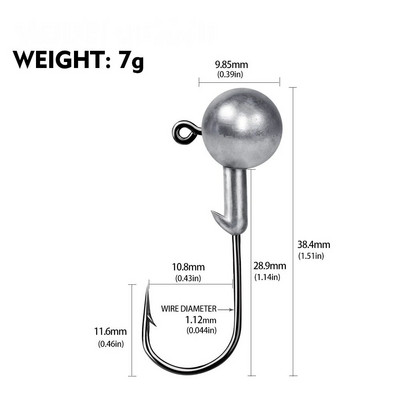 1g 2g 3,5g 5g 7g 10g 12g 20g Crank Jig Head Udica Fishing Hook Head Jig Mamac Tvrdi mamac Meki crv Udica Jig Udica za ribolov