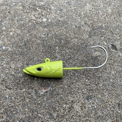 HAIMALUO Jig Head Hook Part Happy Soft Fishing Lure Artificial Saltwater Sea BassFishing Bait Swimbait Tackle Fish Head Part