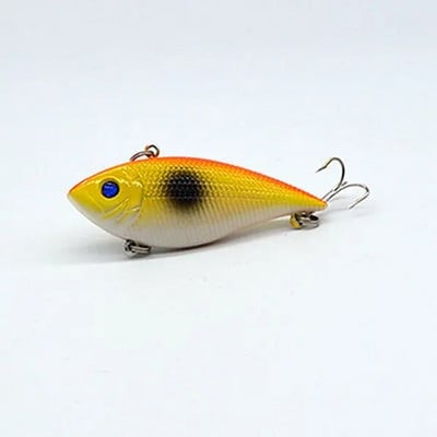 1 tk 7,1 cm/2,79 tolli 11,2 g/0,39 untsi kõva püügilant VIB Rattlini konksuga kalapüügi lant, uppuv vibra Rattlini konksuga kalapüügi landid vändasöödad