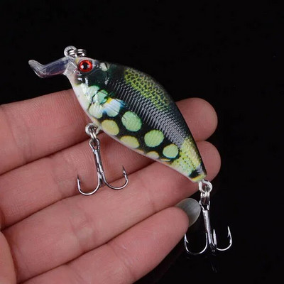 1 tk 6,5 cm 8,7 g püügilant Minnow Crankbait Hard Bait Tight Wobble Aeglaselt uppuv Jerkbait kalastustarbed