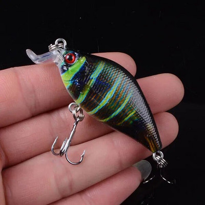 1 tk 6,5 cm 8,7 g püügilant Minnow Crankbait Hard Bait Tight Wobble Aeglaselt uppuv Jerkbait kalastustarbed