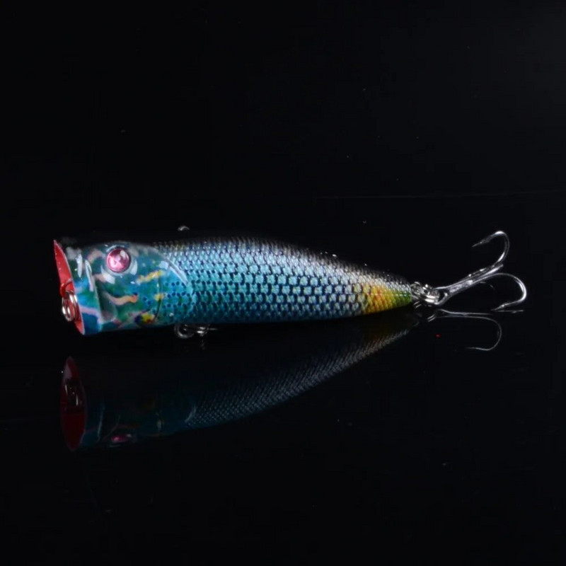 1kom Popper ribolovni mamac vobleri 7cm 10.4g plutajući Crankbait umjetni tvrdi mamac Poper Pesca pribor za pecanje šarana štuke