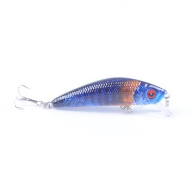 7 cm 8,2 g žvejybos masalas Minnow kietas masalas su 2 žvejybos kabliukais Žvejybos reikmenys masalas 3D Eyes Crankbait Minnows