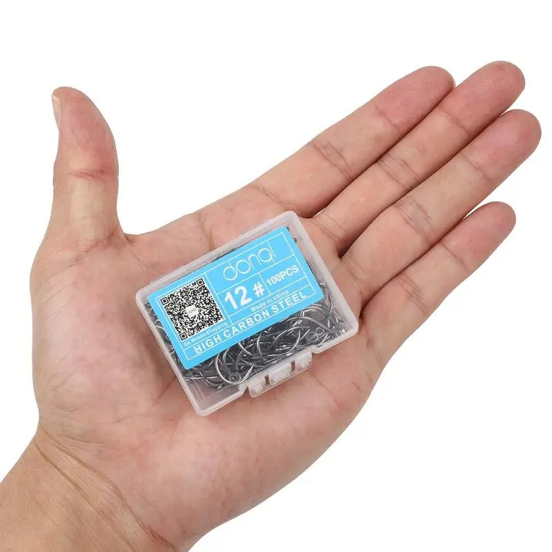 50 tk/karp Kõrge süsinikusisaldusega terasest merepüügi terav konks 3#-16# mudelpüügi konksud Okaskarpkala konks Ühe ringiga püügitarvikud