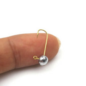 10 tk/partii Micro Jig Head õngekonks 1g-5g jääpüügikonks Mini vända Jig õngekonks Pehme landi püügiriistad