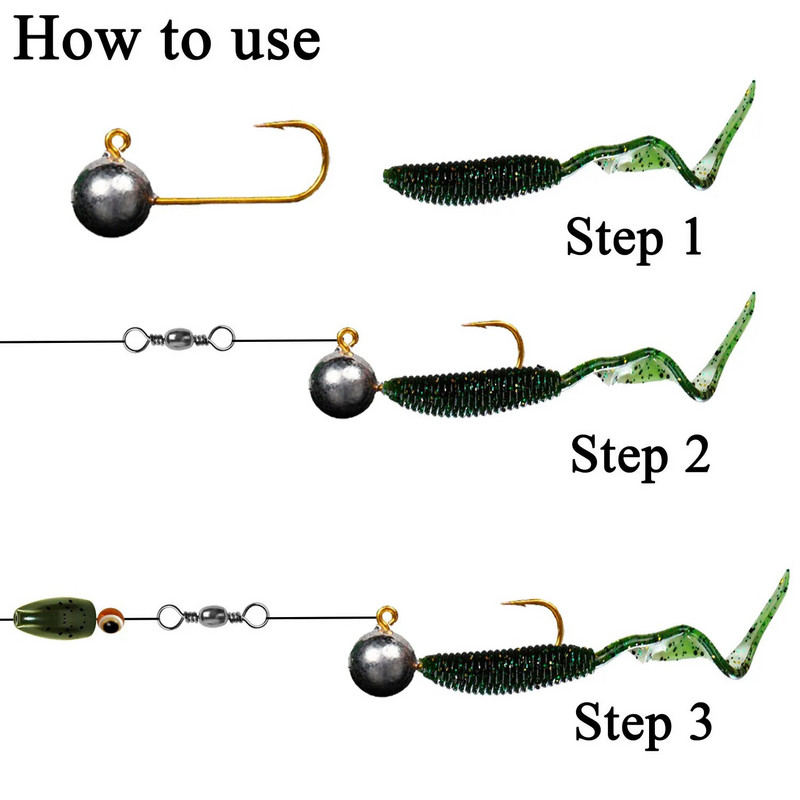 10 tk/partii Micro Jig Head õngekonks 1g-5g jääpüügikonks Mini vända Jig õngekonks Pehme landi püügiriistad