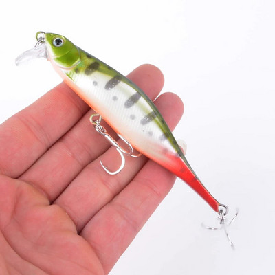 1 buc 10 cm 12 g jerkbait Wobblers crankbaits hardbait Minnow Japan Sharp Hooks nalucă de pescuit pentru pescuit Ochi 3D