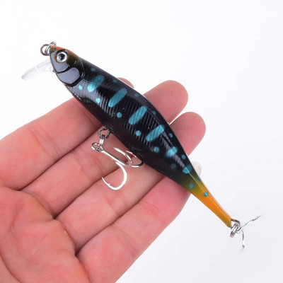 1tk 10cm 12g jerkbait Wobblers crankbaits hardbait Minnow Japan Sharp Hooks kalastuslant 3D Eyes