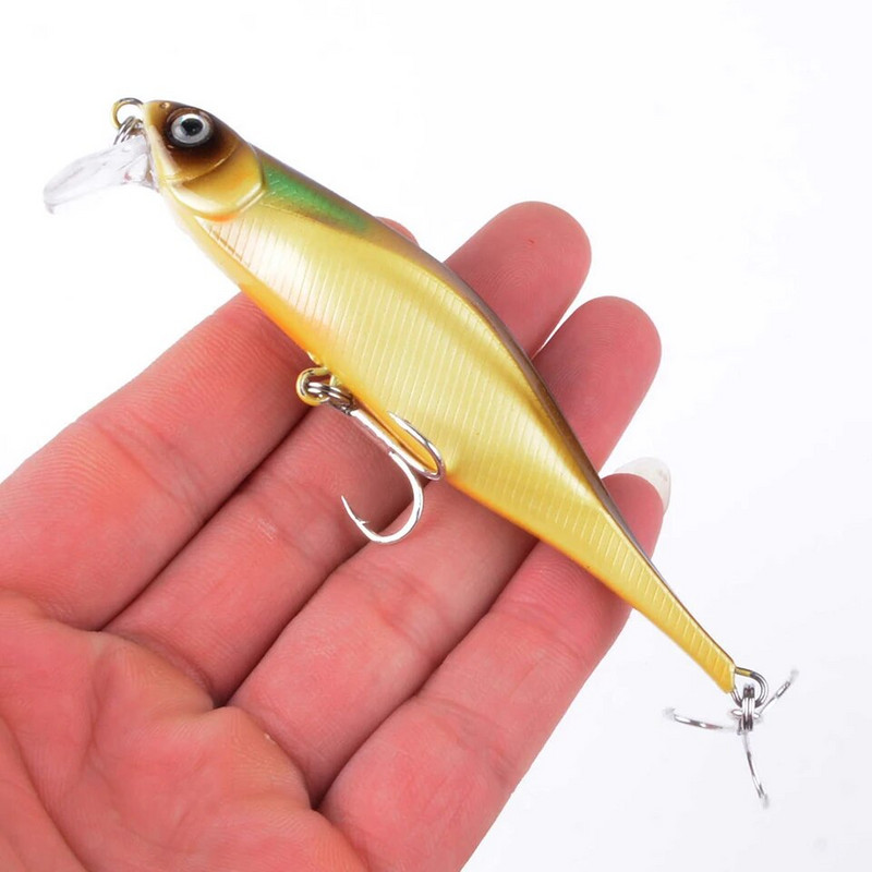 1tk 10cm 12g jerkbait Wobblers crankbaits hardbait Minnow Japan Sharp Hooks kalastuslant 3D Eyes