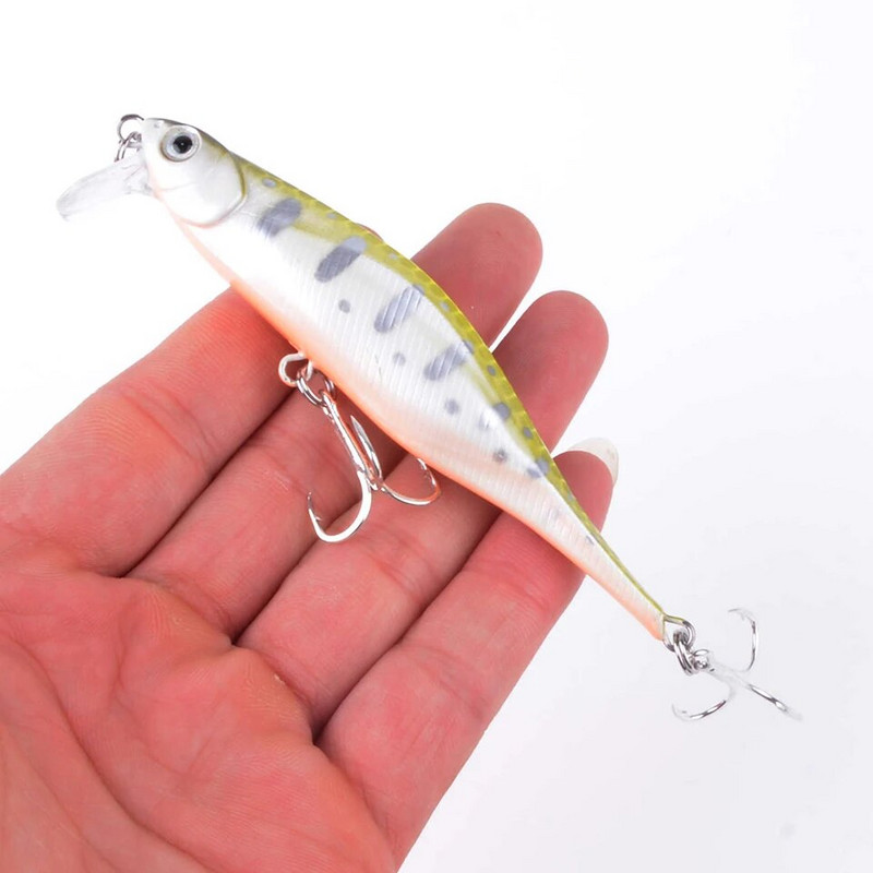 1tk 10cm 12g jerkbait Wobblers crankbaits hardbait Minnow Japan Sharp Hooks kalastuslant 3D Eyes