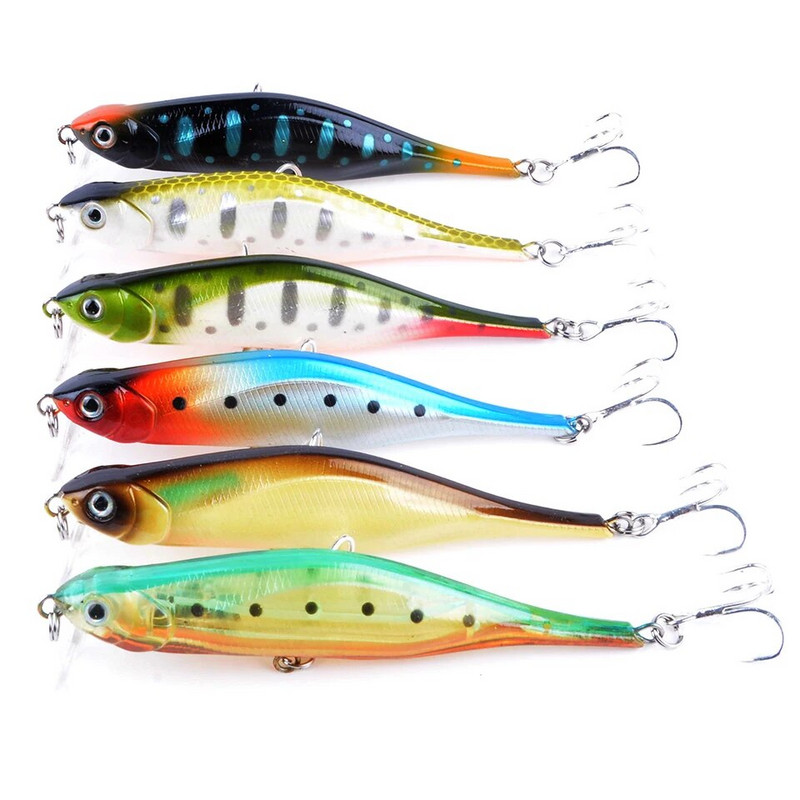 1tk 10cm 12g jerkbait Wobblers crankbaits hardbait Minnow Japan Sharp Hooks kalastuslant 3D Eyes