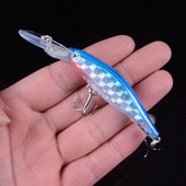 1kom 9cm/7g Laser Minnow mamac za ribolov Plutajući vobleri Umjetni mamac Tvrdi Crankbaits Treble Udice Oprema