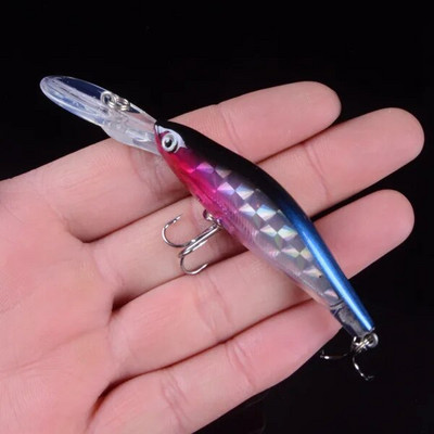 1kom 9cm/7g Laser Minnow mamac za ribolov Plutajući vobleri Umjetni mamac Tvrdi Crankbaits Treble Udice Oprema