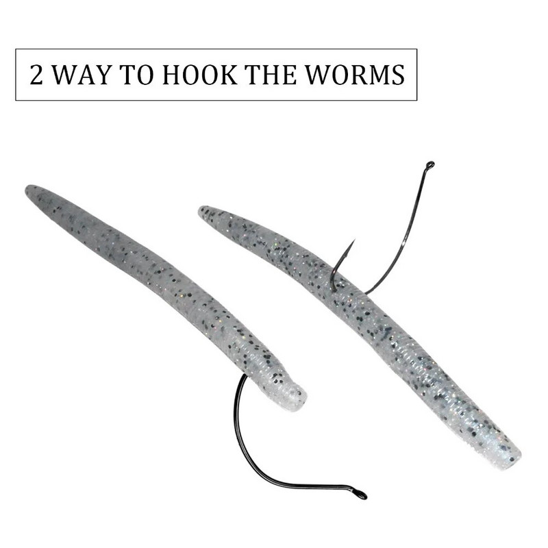 50 vnt./stal. Plataus tarpo kabliukai iš anglies turinčio plieno žvejybiniai kabliukai 6#-3/0# alkūninis kabliukas jauko sliekas Pesca minkštiems masalo reikmenims