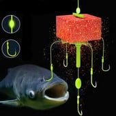 Jauna tipa āķis sudraba karpai un lielagalva karpa peldošai lielai zivij Five Claw kvadrātveida ēsma sudraba karpas un lielagalvas karpas