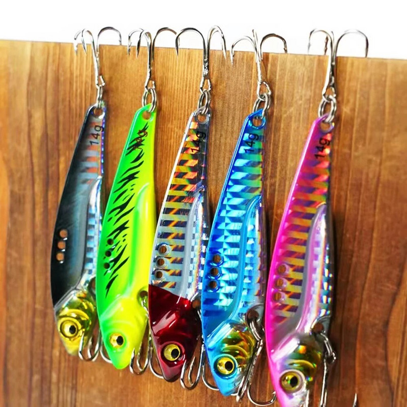 VIB kalastuslant 7-18g teraga metallist uppuv spinner vibratsioonisööt Swimbait Pesca haugi Pesca crankbait tackle sööt