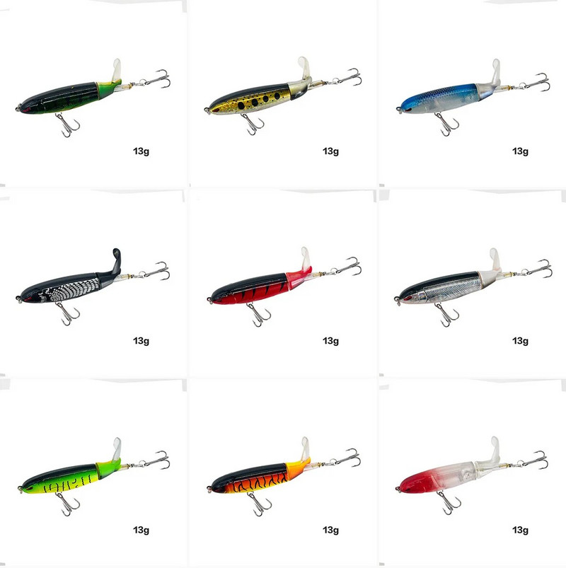 1 vnt 10cm/14cm Topwater žvejybos masalas Whopper Popper Dirbtinis masalas Kietas Plopper Minkštas besisukantis uodeginis žvejybos reikmenys