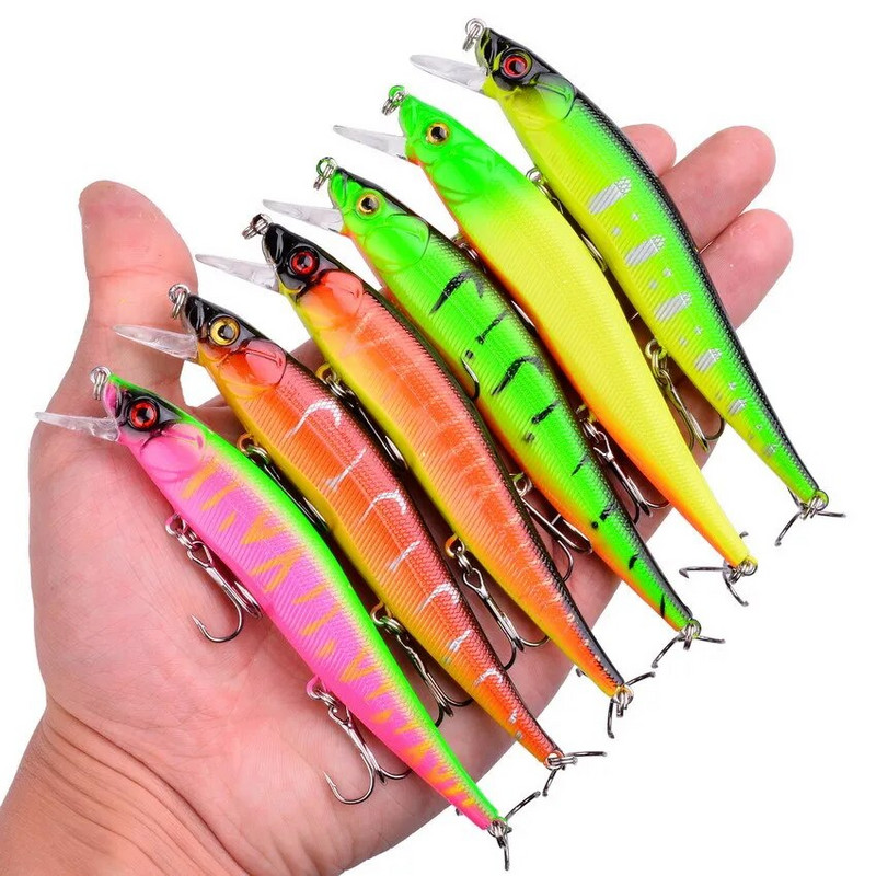 1 tk 115 mm 14 g Minnow püügilant Isca kunstlik kõva söödaga trolling voblerid haugil Crankbait Pesca karpkala Peche Tackle