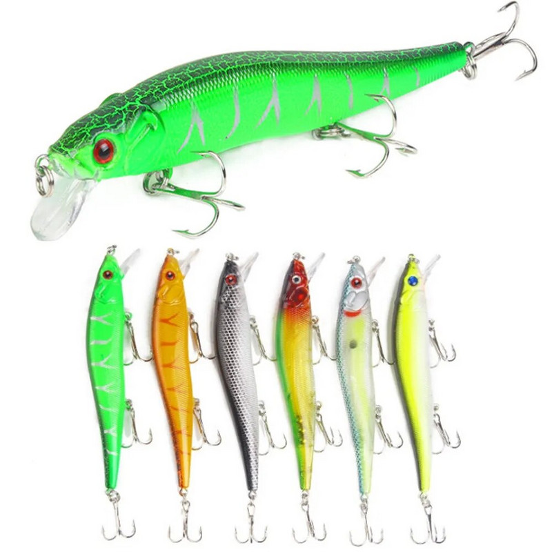 1 tk 115 mm 14 g Minnow püügilant Isca kunstlik kõva söödaga trolling voblerid haugil Crankbait Pesca karpkala Peche Tackle
