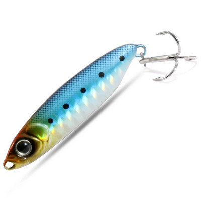 Feather Fishing Šareni karbonski metalni Jig Mamac Žlica za predenje Umjetni mamac Bas Udica od Minnow Tonuće Casting Pesca pribor