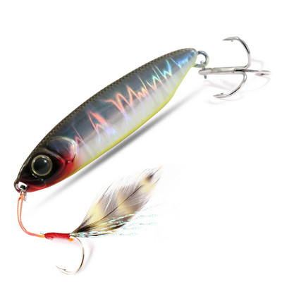 Feather Fishing Šareni karbonski metalni Jig Mamac Žlica za predenje Umjetni mamac Bas Udica od Minnow Tonuće Casting Pesca pribor