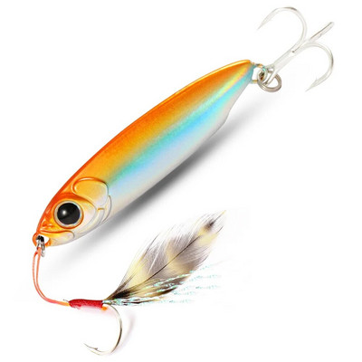 Feather Fishing Šareni karbonski metalni Jig Mamac Žlica za predenje Umjetni mamac Bas Udica od Minnow Tonuće Casting Pesca pribor