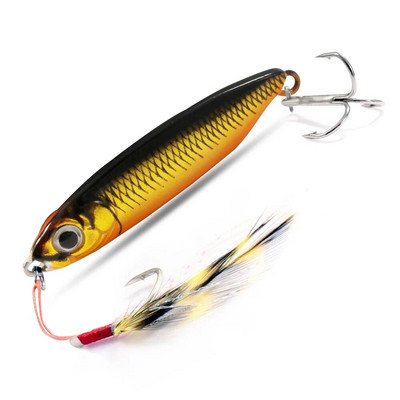 Feather Fishing Šareni karbonski metalni Jig Mamac Žlica za predenje Umjetni mamac Bas Udica od Minnow Tonuće Casting Pesca pribor