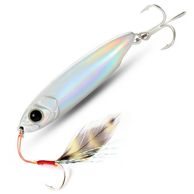 Feather Fishing Šareni karbonski metalni Jig Mamac Žlica za predenje Umjetni mamac Bas Udica od Minnow Tonuće Casting Pesca pribor