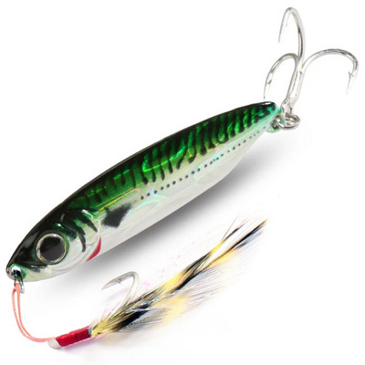 Feather Fishing Šareni karbonski metalni Jig Mamac Žlica za predenje Umjetni mamac Bas Udica od Minnow Tonuće Casting Pesca pribor