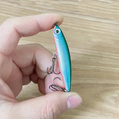 1 vnt. skęstantys pieštukai žvejybos masalo vobleriai 5 cm 3,5 g mini dirbtinio metalo kieto masalo 3D Eyes Pesca upėtakių žvejybos reikmenys