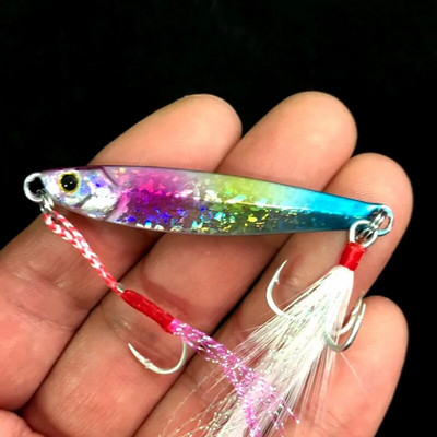 Fishing Glow Jigs 15g/6cm 7g/10g/20g/25g Jigbait Lure Shore Cast peibutusvahendid Metallsööda kunstlandid 1 tk.