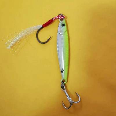 Fishing Glow Jigs 15g/6cm 7g/10g/20g/25g Jigbait Lure Shore Cast peibutusvahendid Metallsööda kunstlandid 1 tk.