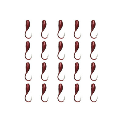 10 τμχ Κόκκινο σκουλήκι αναποδογυρισμένο κεφάλι ρεαλιστικό δόλωμα δόλωμα κυπρίνος αγκίστρια ψαρέματος 0.3#0.5#0.8# Κιτ ειδών ψαρέματος Αξεσουάρ Winter Ice Lake