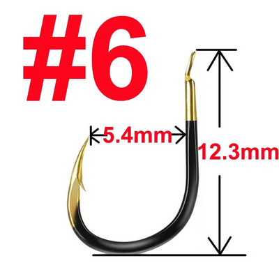 20 tk Konks Üksik konks Kalastustarvikud Landid Karpkala kalastustarbed Okastega värviline volframisulam