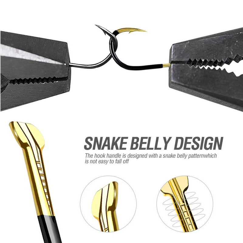 20 tk Konks Üksik konks Kalastustarvikud Landid Karpkala kalastustarbed Okastega värviline volframisulam