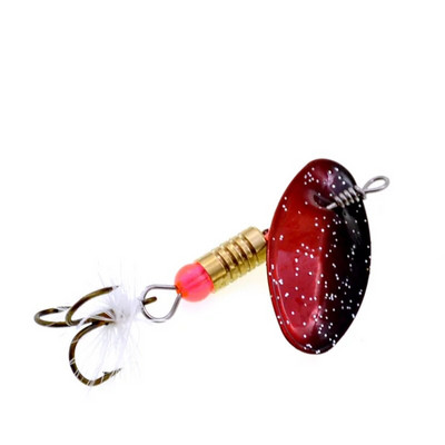 Rankų purtymo blizgučiai Žvejybos masalas Šaukštai Rotation Spinner Masalas 3,5 g Metalinis masalas Partija 4 vnt.