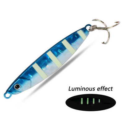 Metalni mamac za pecanje 10g 15g 20g Udica za bacanje s obale Swimbait Spoon Jig Umjetni mamac Laserski poklopac Štuka Pastrva Pribor za vrtenje Pesca