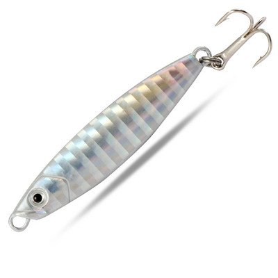 Metalni mamac za pecanje 10g 15g 20g Udica za bacanje s obale Swimbait Spoon Jig Umjetni mamac Laserski poklopac Štuka Pastrva Pribor za vrtenje Pesca