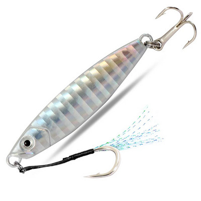 Metalni mamac za pecanje 10g 15g 20g Udica za bacanje s obale Swimbait Spoon Jig Umjetni mamac Laserski poklopac Štuka Pastrva Pribor za vrtenje Pesca