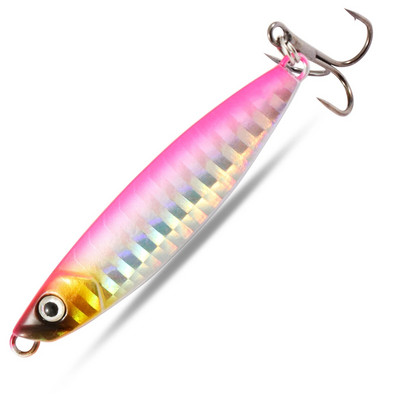 Metalni mamac za pecanje 10g 15g 20g Udica za bacanje s obale Swimbait Spoon Jig Umjetni mamac Laserski poklopac Štuka Pastrva Pribor za vrtenje Pesca