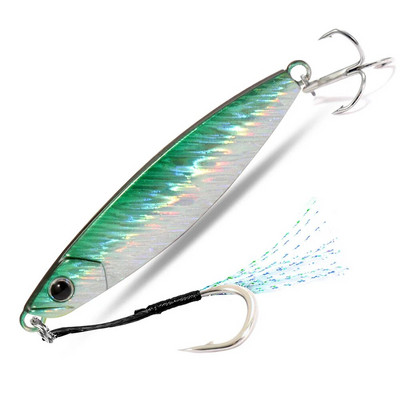Metalni mamac za pecanje 10g 15g 20g Udica za bacanje s obale Swimbait Spoon Jig Umjetni mamac Laserski poklopac Štuka Pastrva Pribor za vrtenje Pesca