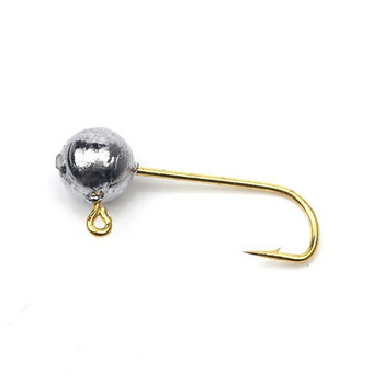 10 τμχ/παρτίδα Micro Jig Head Fishing Hook 1g-3g Ice Fishing Hook Mini Crank Jig Fishhook Soft Lure Fishing Hook