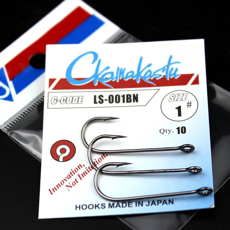 10tk / 30tk suurte silmadega õngekonksud Fish Round Bent Joint Hook gamakatsu