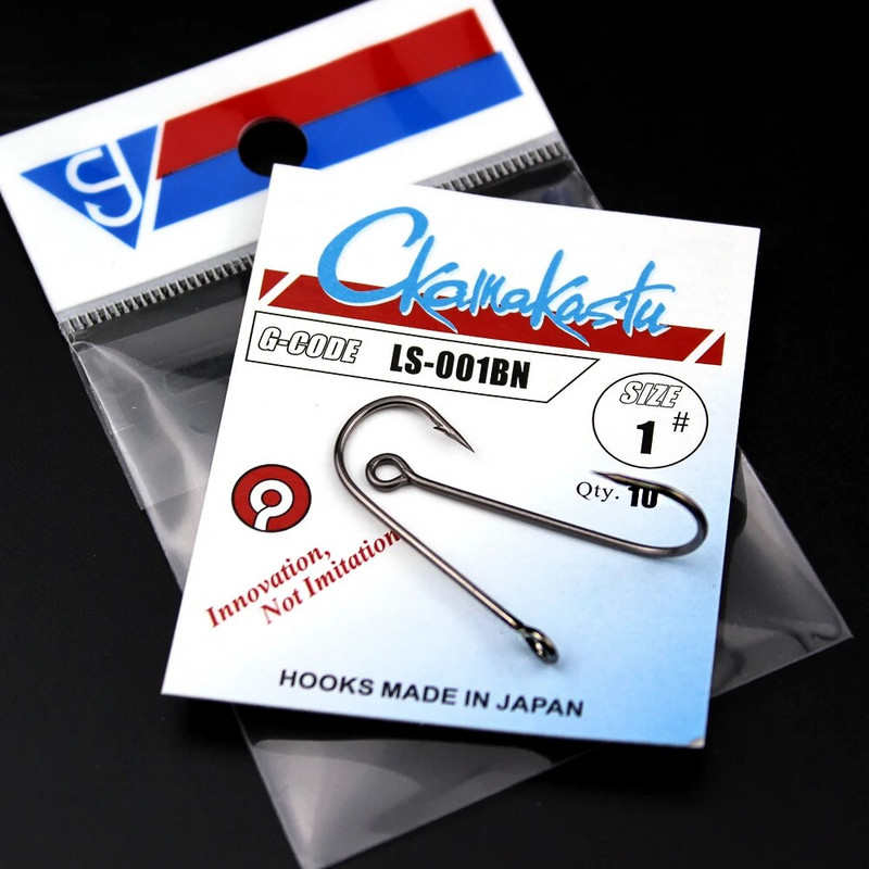 10tk / 30tk suurte silmadega õngekonksud Fish Round Bent Joint Hook gamakatsu