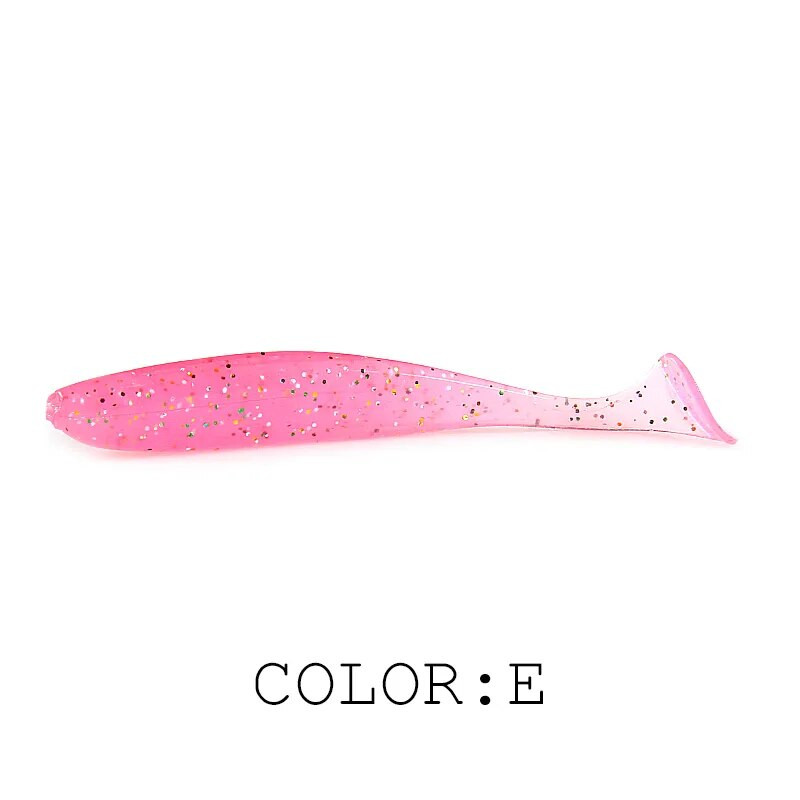 2020 UUS Supercontinent Pehmed peibutissöödad Kalasööt Leurre Shad Kahevärviline silikoonsööt T Saba