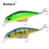 Aorace 1PCS Minnow Lures uppuvad volframpalliga ujumissööt Iscas kunstlik Pesca Leurre kalastusvoobler plastikust kõva sööt