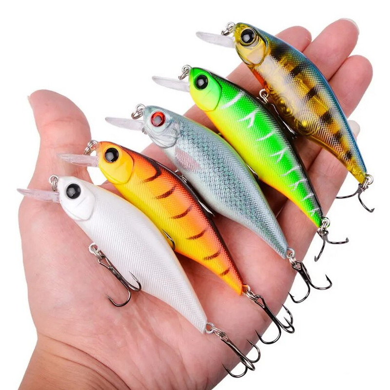 Aorace 1PCS Minnow Lures uppuvad volframpalliga ujumissööt Iscas kunstlik Pesca Leurre kalastusvoobler plastikust kõva sööt