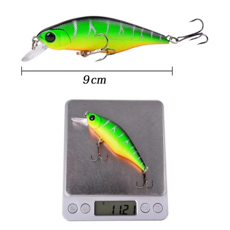 Aorace 1PCS Minnow Lures uppuvad volframpalliga ujumissööt Iscas kunstlik Pesca Leurre kalastusvoobler plastikust kõva sööt
