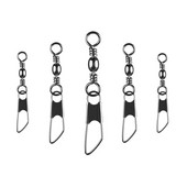 PRO BEROS 50 vnt. / partijos žvejybos jungties kaiščio guolis, sukamasis nerūdijantis plienas su fiksuojamu kabliuko masalo reikmenimis